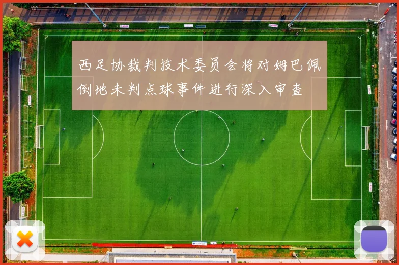 西足协裁判技术委员会将对姆巴佩倒地未判点球事件进行深入审查
